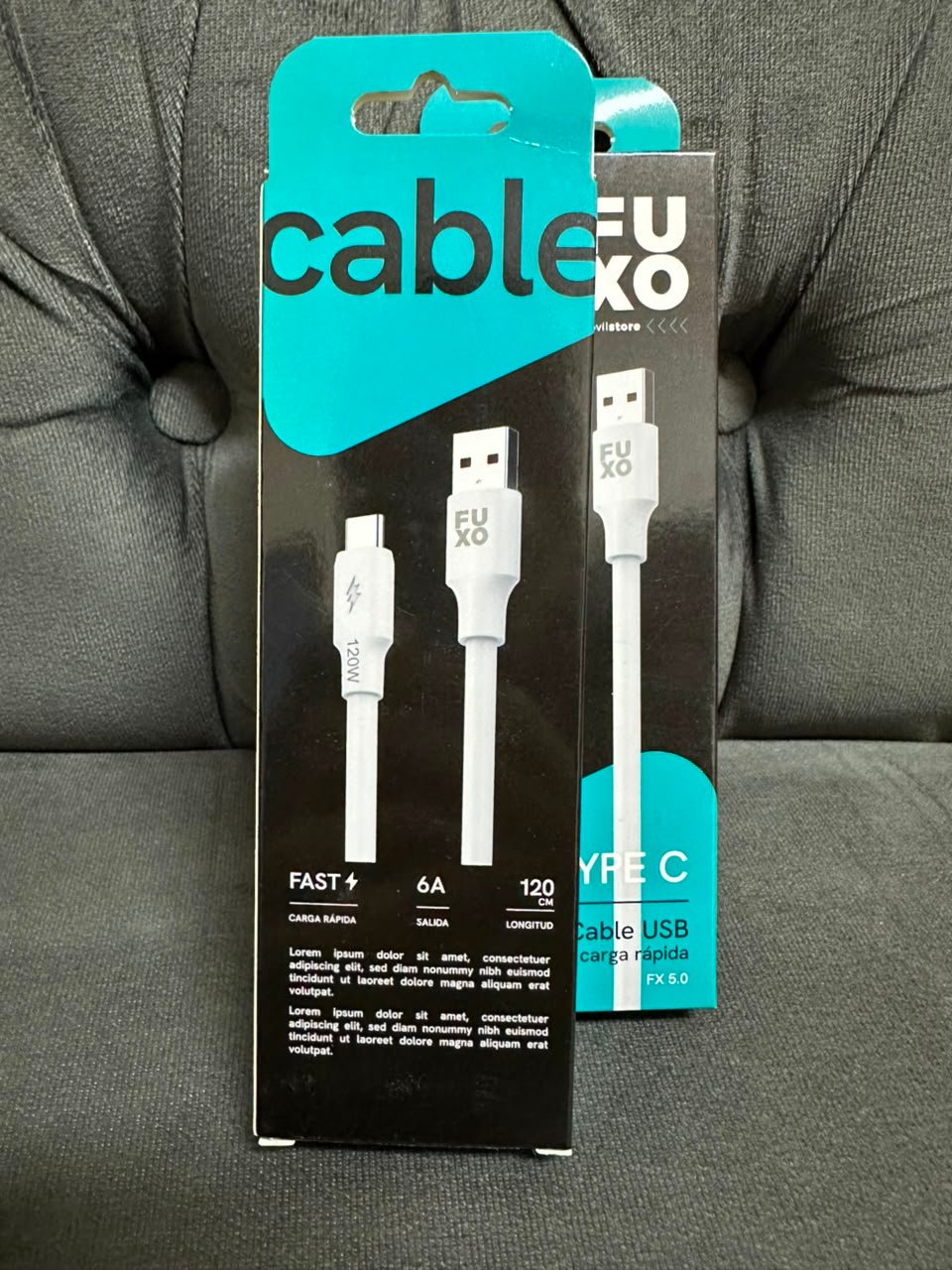 CABLE USB A TIPO C 6A CARGA RAPIDA - Imagen 2